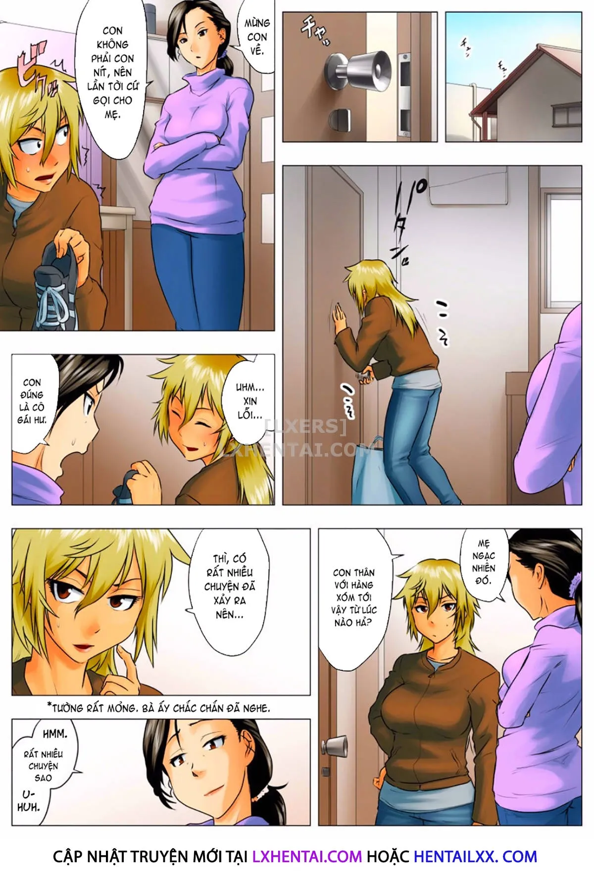HentaiVN.net - Ảnh 46 - Yuka + Naoko [Yuuka -Tonari no Kinpatsu Musume ga Jitsu wa Otome datta Hanashi; Miboujin Naoko; Naoko The Widow] - Chap 1