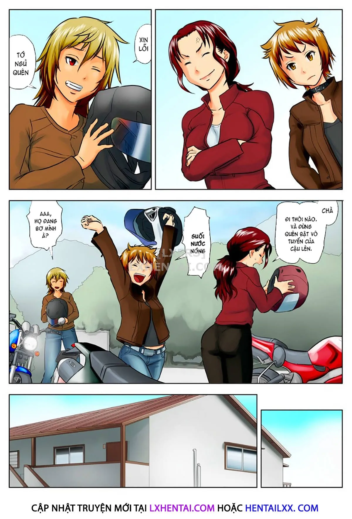 HentaiVN.net - Ảnh 13 - Yuka + Naoko [Yuuka -Tonari no Kinpatsu Musume ga Jitsu wa Otome datta Hanashi; Miboujin Naoko; Naoko The Widow] - Chap 2