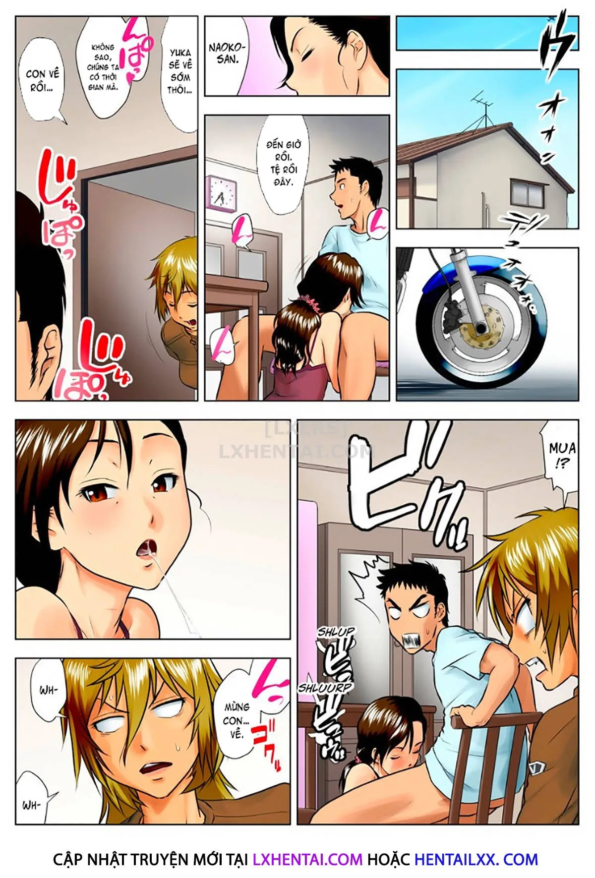 HentaiVN.net - Ảnh 49 - Yuka + Naoko [Yuuka -Tonari no Kinpatsu Musume ga Jitsu wa Otome datta Hanashi; Miboujin Naoko; Naoko The Widow] - Chap 2