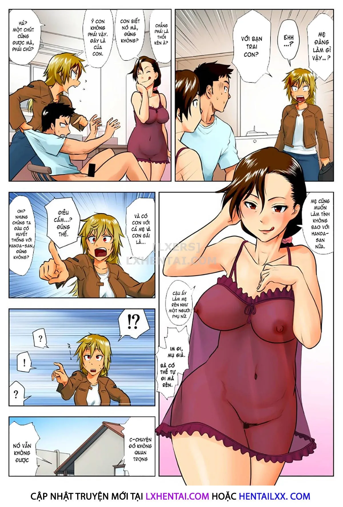 HentaiVN.net - Ảnh 50 - Yuka + Naoko [Yuuka -Tonari no Kinpatsu Musume ga Jitsu wa Otome datta Hanashi; Miboujin Naoko; Naoko The Widow] - Chap 2