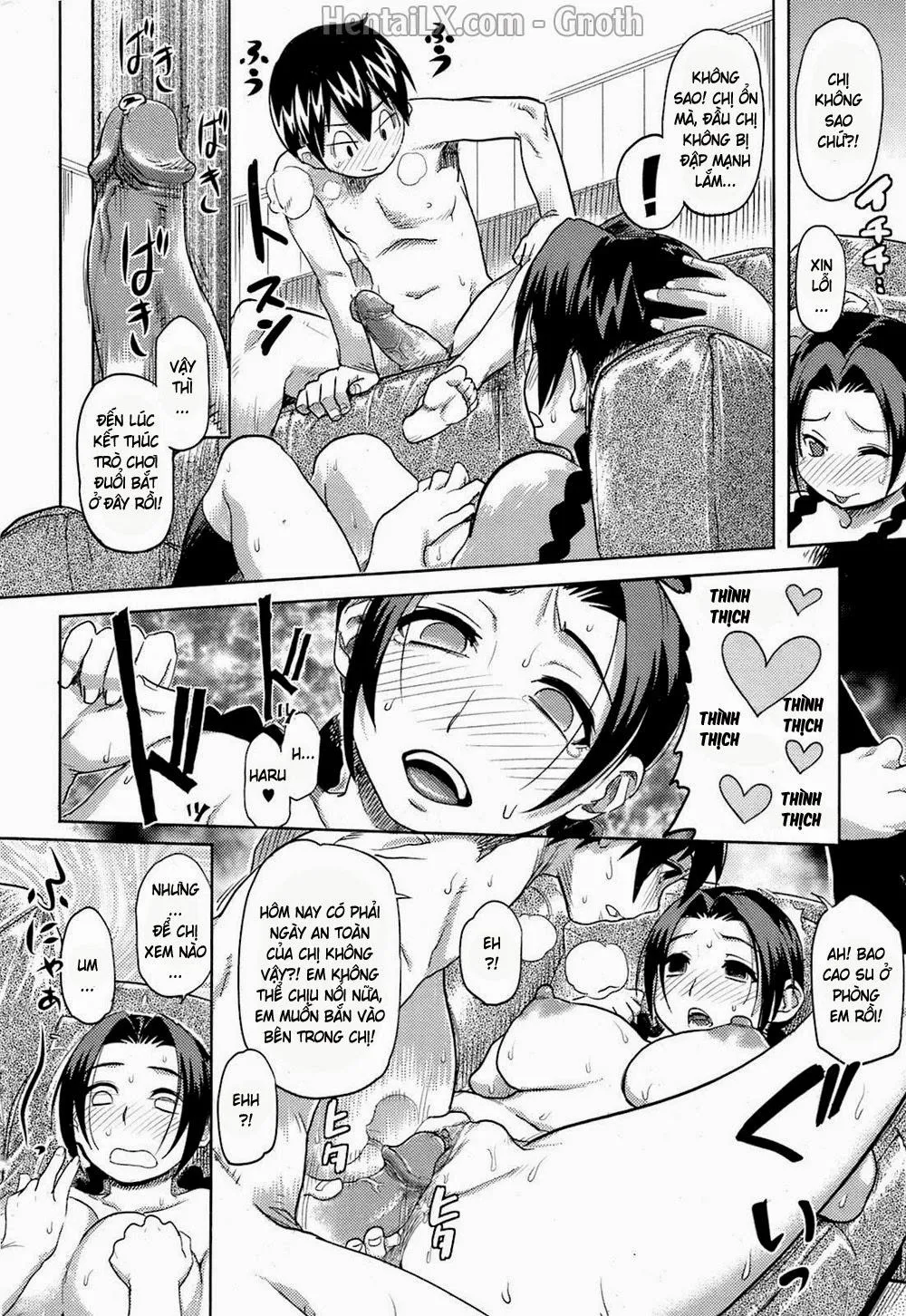 HentaiVN.net - Ảnh 12 - Ane Otouto Zakari - Chap 1