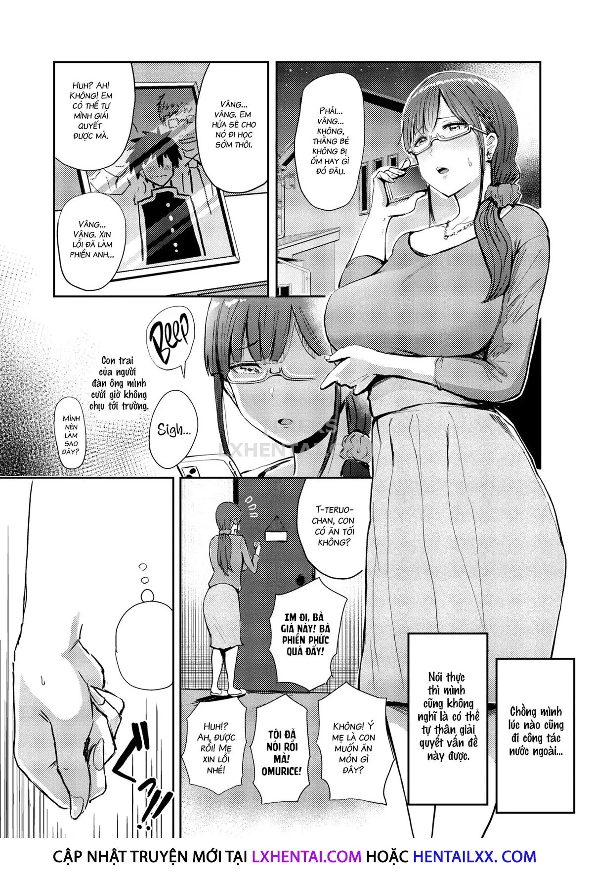 HentaiVN.net - Ảnh 6 - Submissive Mama [Comic Shitsurakuten 2021-03] - Chap 1