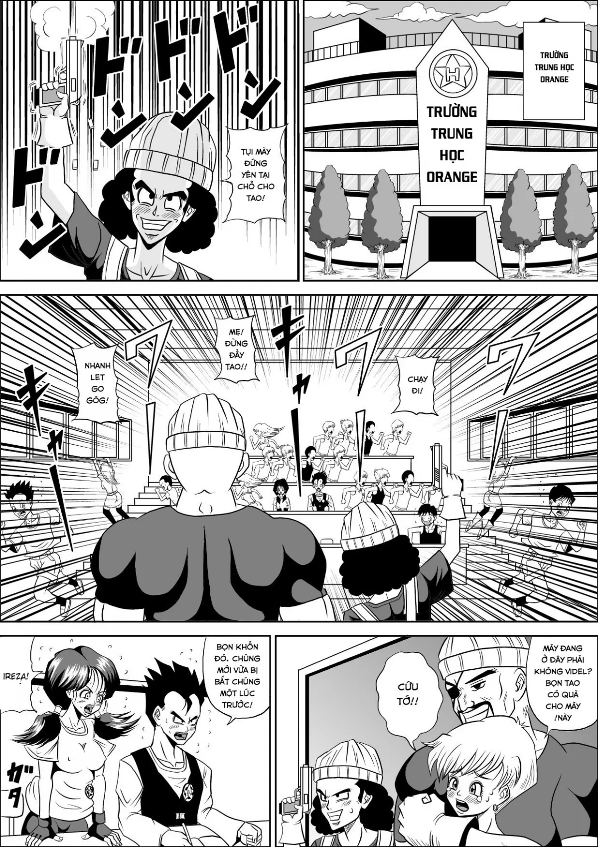 HentaiVN.net - Ảnh 3 - High School Rape (Dragon Ball Z) - Chap 1