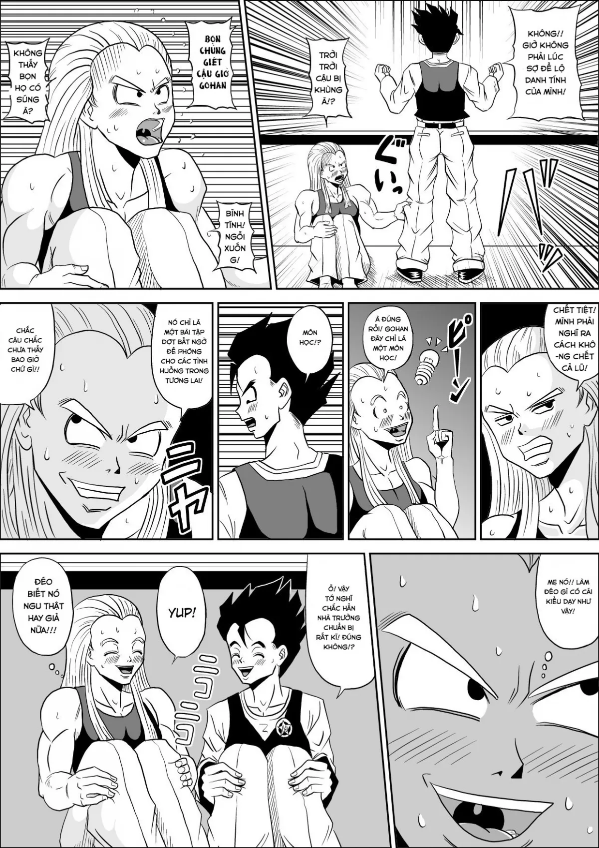 HentaiVN.net - Ảnh 5 - High School Rape (Dragon Ball Z) - Chap 1