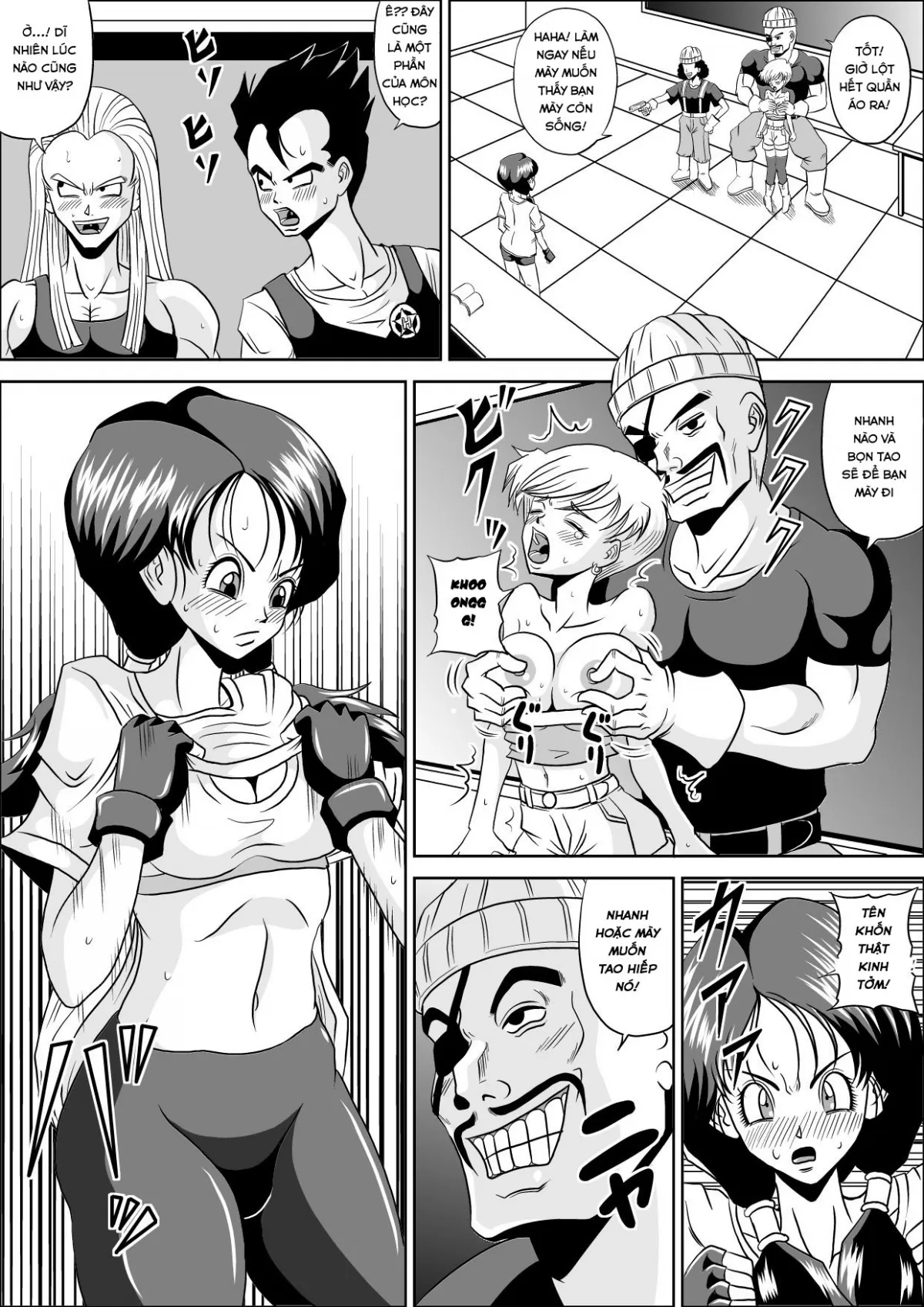 HentaiVN.net - Ảnh 6 - High School Rape (Dragon Ball Z) - Chap 1
