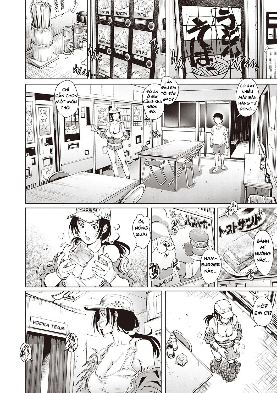 HentaiVN.net - Ảnh 9 - Nhóc Trai Tân Và Chuyến Xe Đêm Bão [Tru Girl to Doutei Shounen] - Chap 1