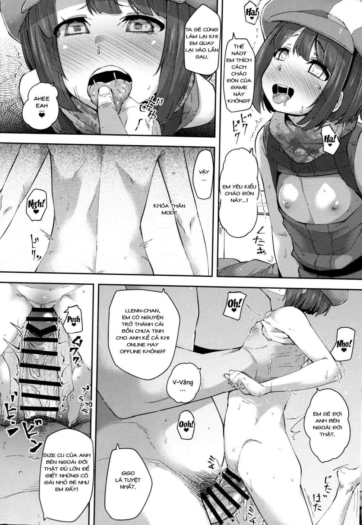 HentaiVN.net - Ảnh 11 - Llenn-chan Onaho-ka MOD(Sword Art Online Alternative Gun Gale Online) [レンちゃんオナホ化MOD (ソードアート・オンライン オルタナティブ ガンゲイル・オンライン)] - Chap 1