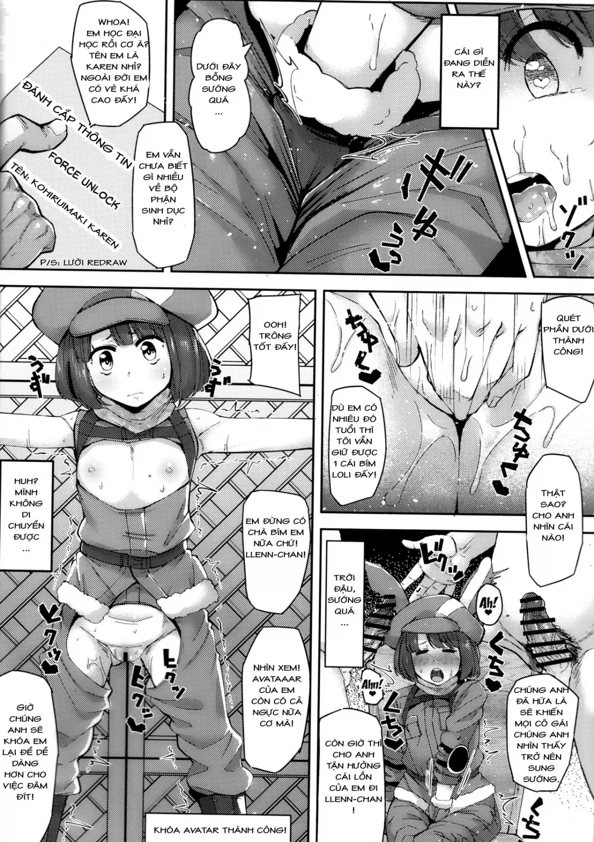 HentaiVN.net - Ảnh 5 - Llenn-chan Onaho-ka MOD(Sword Art Online Alternative Gun Gale Online) [レンちゃんオナホ化MOD (ソードアート・オンライン オルタナティブ ガンゲイル・オンライン)] - Chap 1