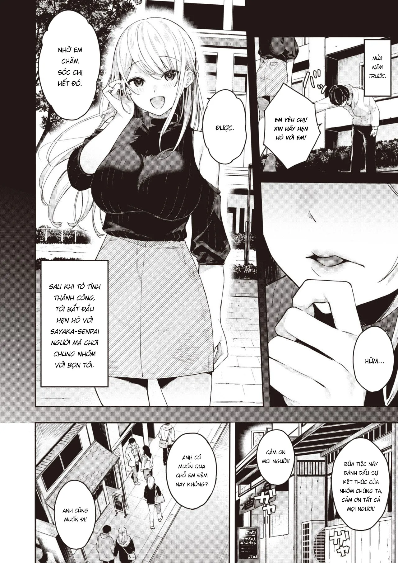 HentaiVN.net - Ảnh 4 - Trinh nữ, bạn gái và NTR [The Virgin, the Girlfriend, and NTR ; 処女と彼女とネトラレと] - Chap 1
