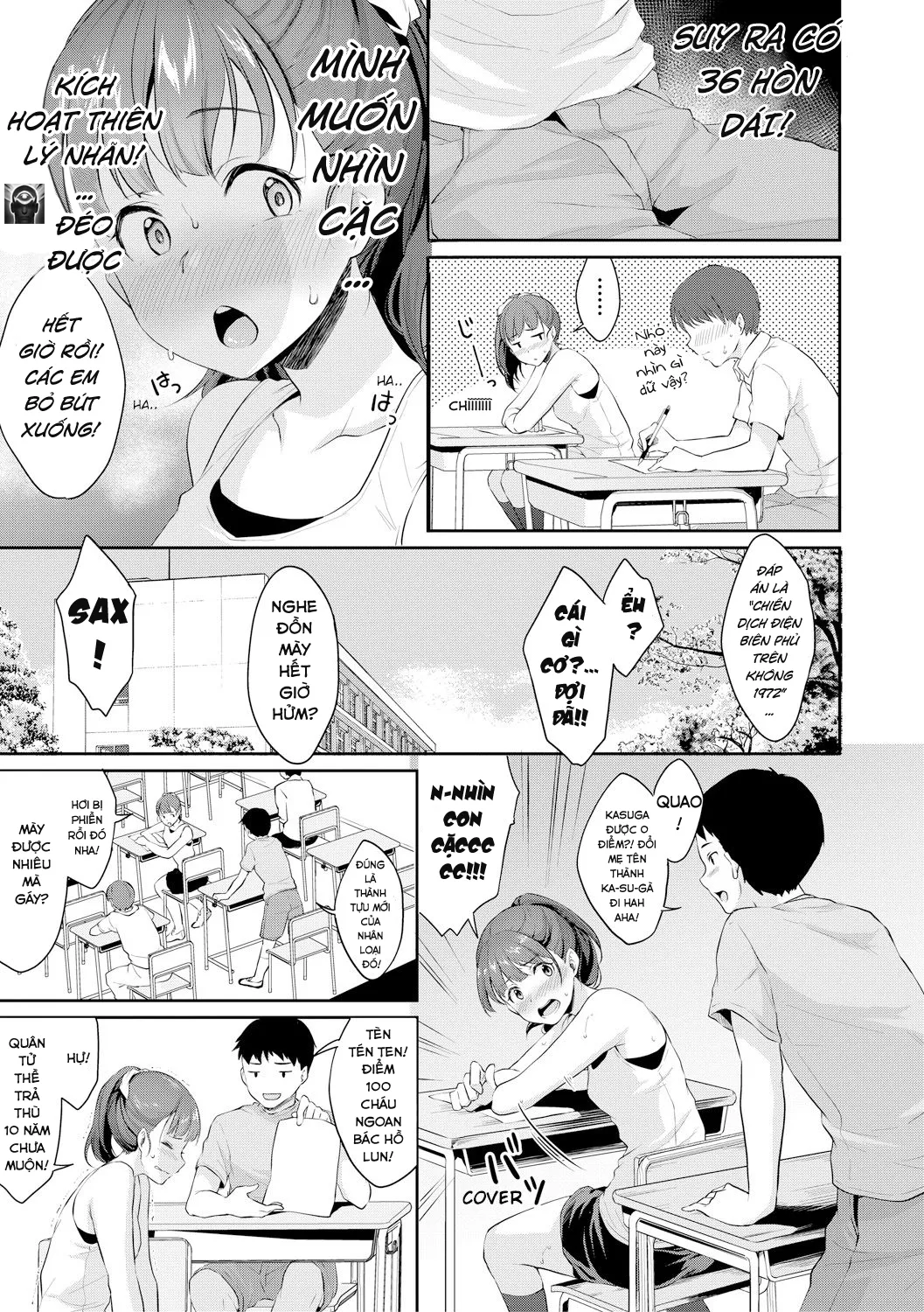 HentaiVN.net - Ảnh 4 - Học dậy thì 101 [Shishunki no obenkyou; Puberty Study Session; 思春期のお勉強] - Chap 1