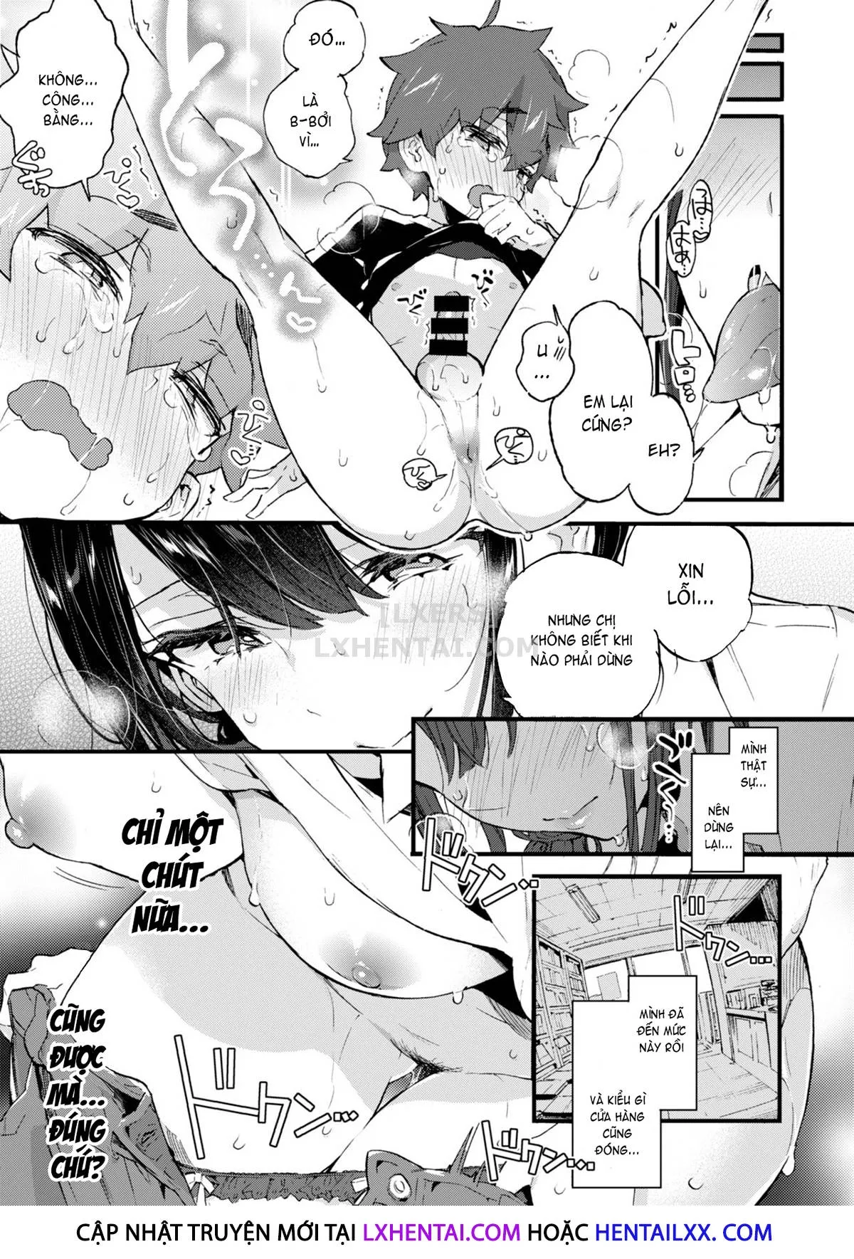 HentaiVN.net - Ảnh 21 - Boku to Shoten no Onee-san [Me and the Bookstore Onee-chan] - Chap 1