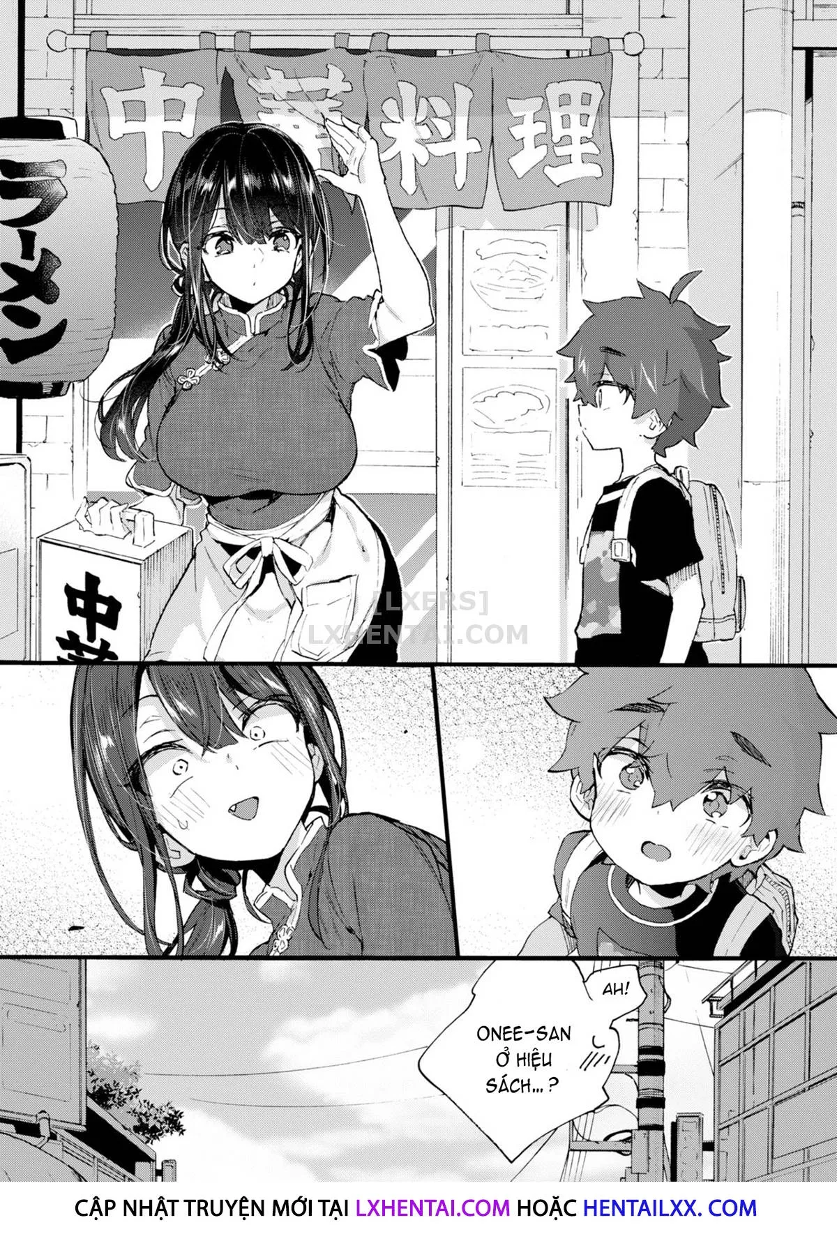 HentaiVN.net - Ảnh 30 - Boku to Shoten no Onee-san [Me and the Bookstore Onee-chan] - Chap 1