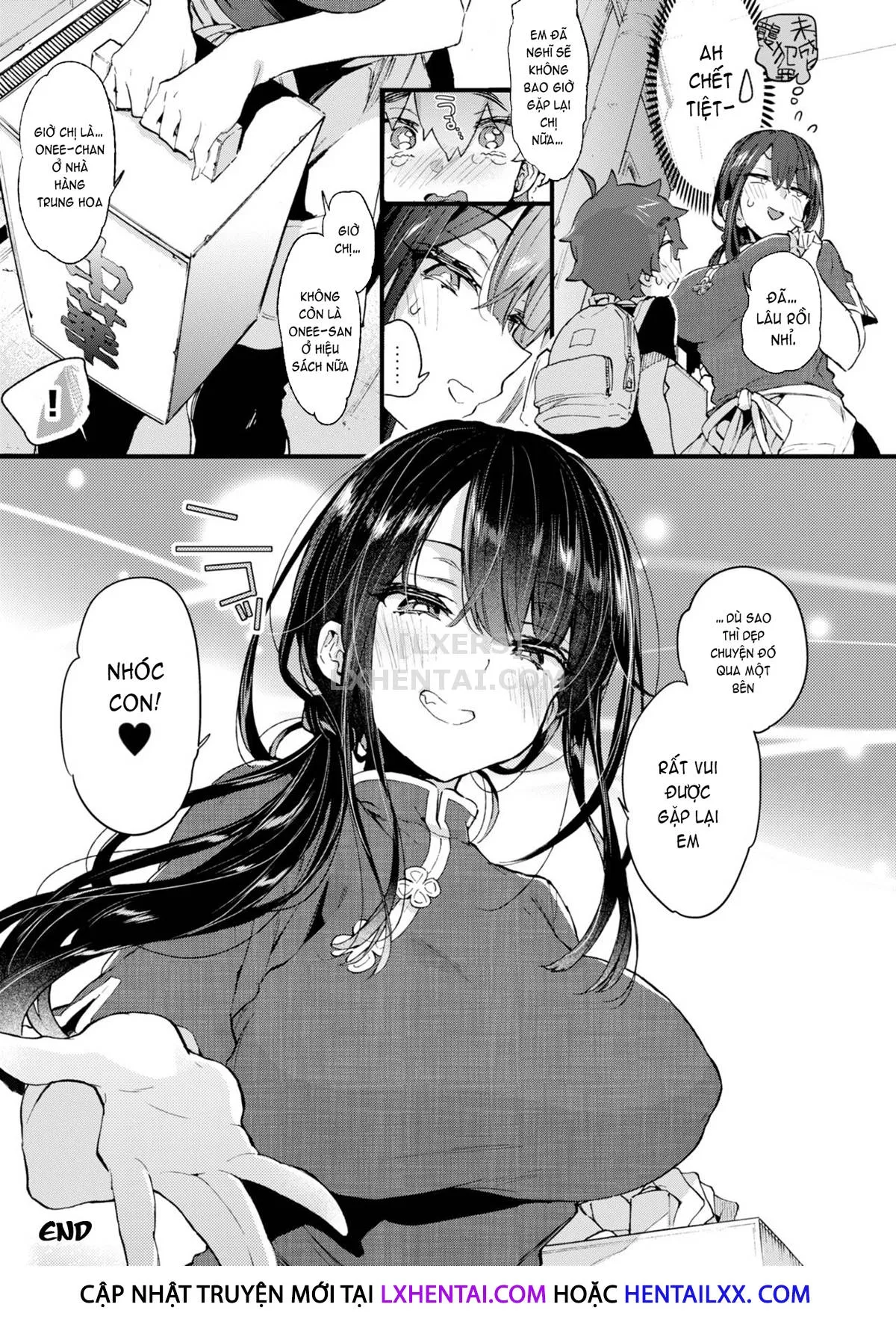 HentaiVN.net - Ảnh 31 - Boku to Shoten no Onee-san [Me and the Bookstore Onee-chan] - Chap 1