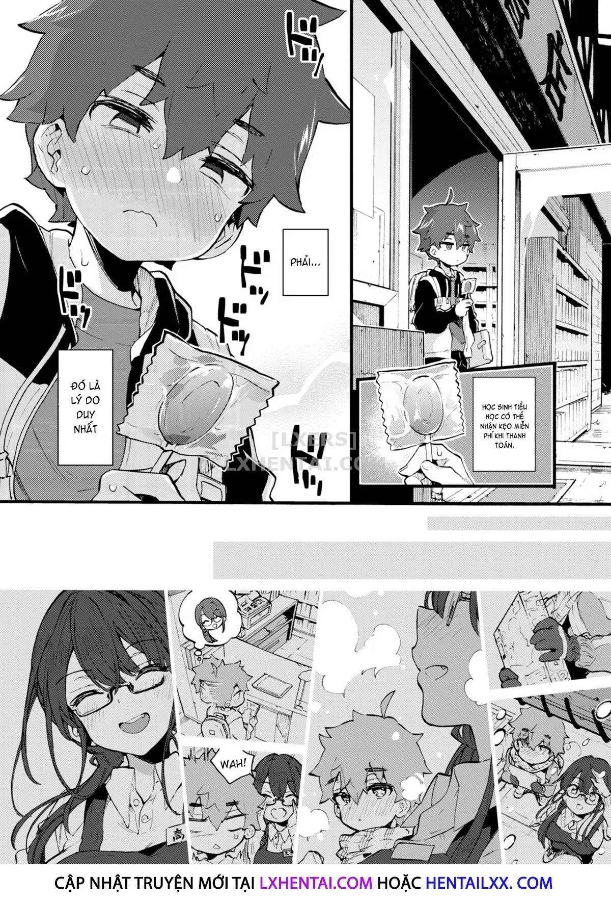 HentaiVN.net - Ảnh 6 - Boku to Shoten no Onee-san [Me and the Bookstore Onee-chan] - Chap 1
