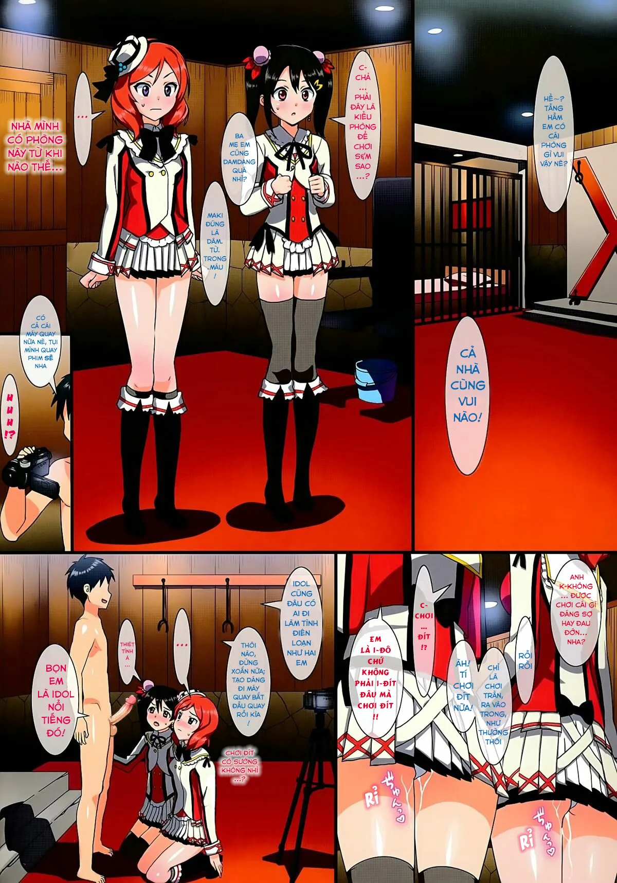 HentaiVN.net - Ảnh 13 - Kì nghỉ hè của Nico và Maki (Love Live!) [Niko to Maki no Natsuyasumi | にことまきのなつやすみ] - Chap 1