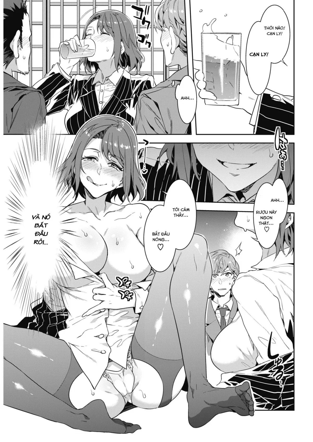 HentaiVN.net - Ảnh 10 - Quản lý damdang Souma Souko [Kachou Souma Souko - 課長槍間繰子] - Chap 1