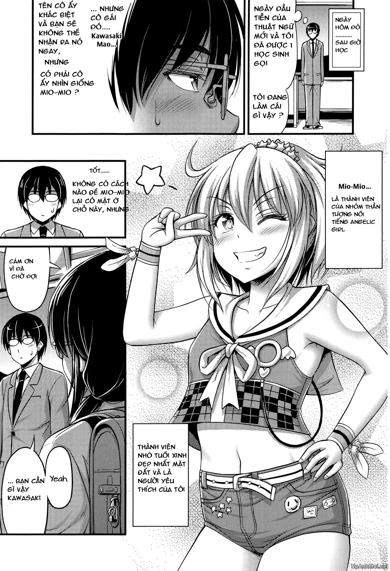 HentaiVN.net - Ảnh 3 - Tenshi no Koibito [Angelic Lover; Onii-chan Sonna ni Short Pants Suki nano?] - Chap 1