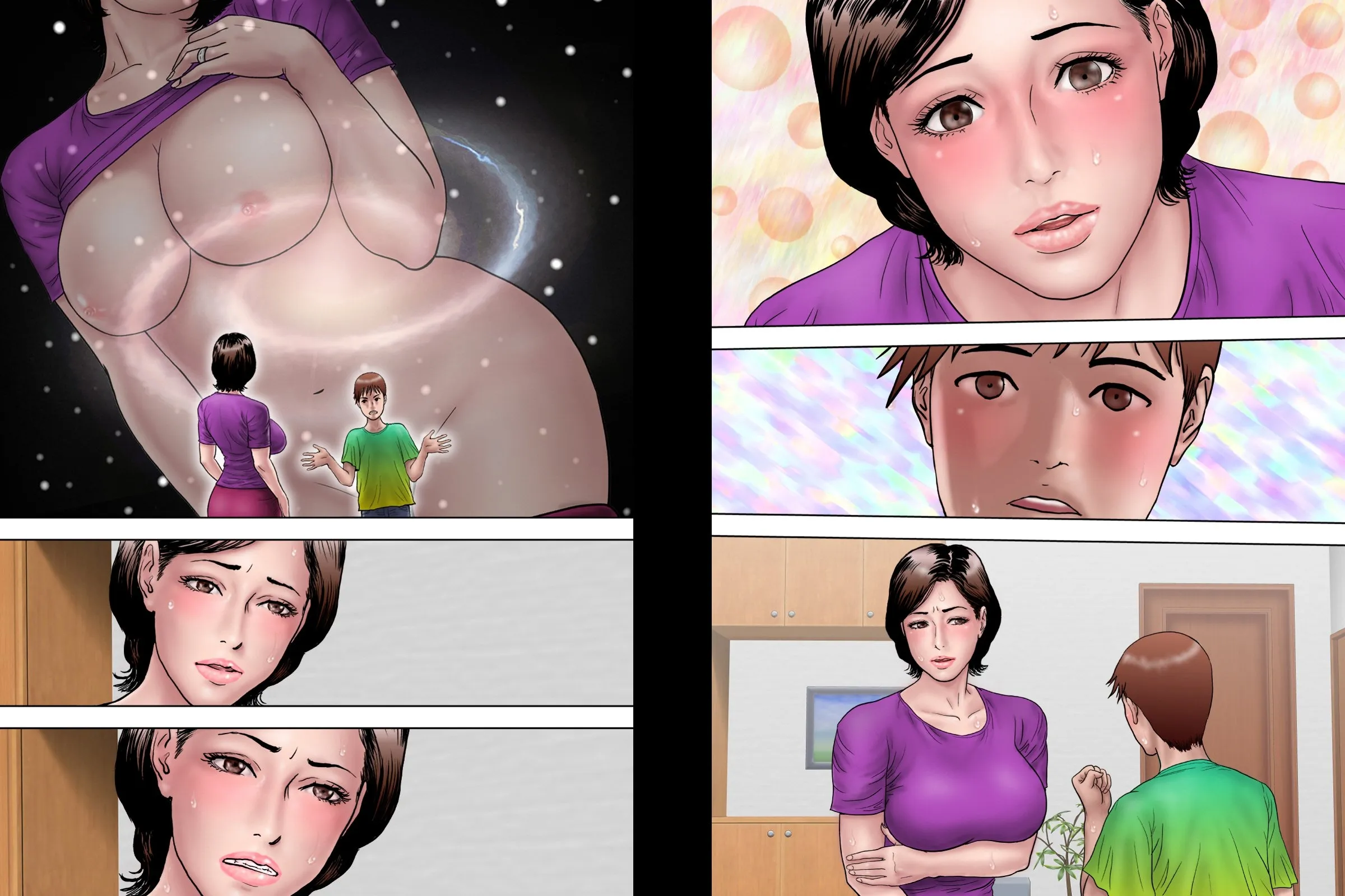 HentaiVN.net - Ảnh 22 - Training Mother while Father is Abroad [Shucchou Suru Otou-san Choukyou Sareru Okaa-san] - Chap 1