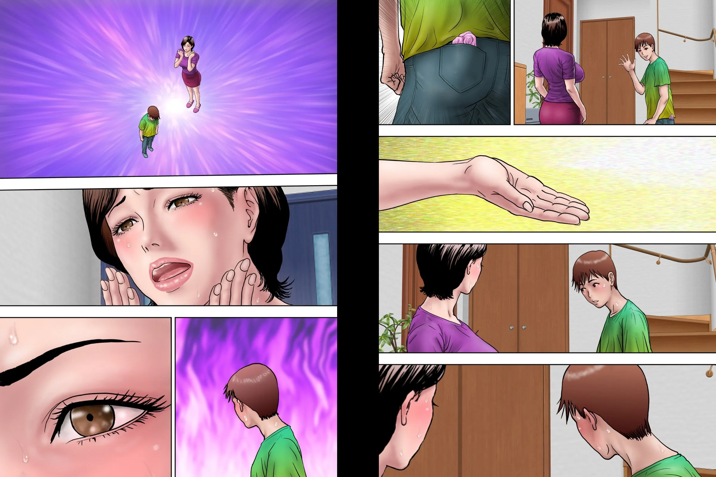 HentaiVN.net - Ảnh 23 - Training Mother while Father is Abroad [Shucchou Suru Otou-san Choukyou Sareru Okaa-san] - Chap 1
