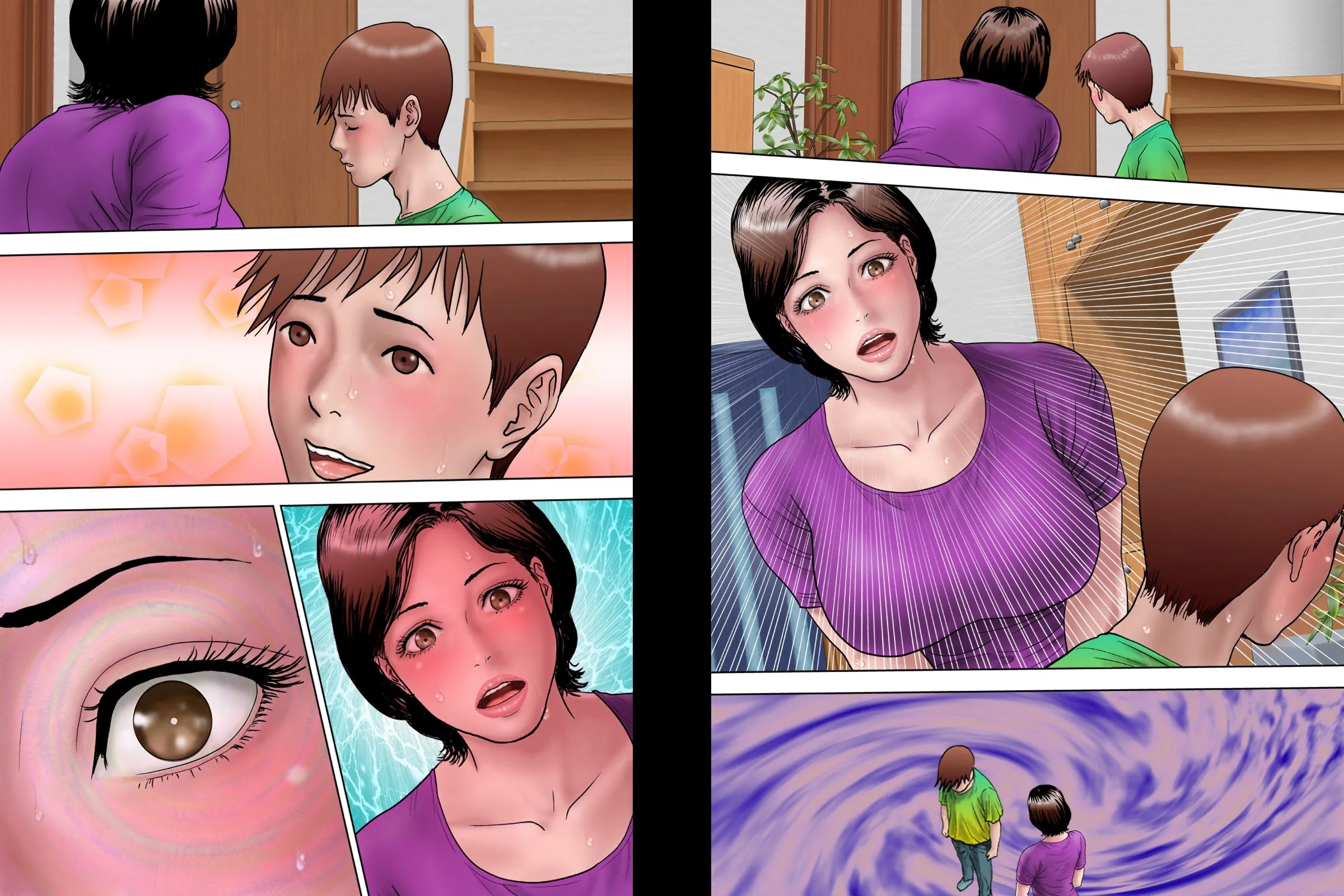 HentaiVN.net - Ảnh 25 - Training Mother while Father is Abroad [Shucchou Suru Otou-san Choukyou Sareru Okaa-san] - Chap 1
