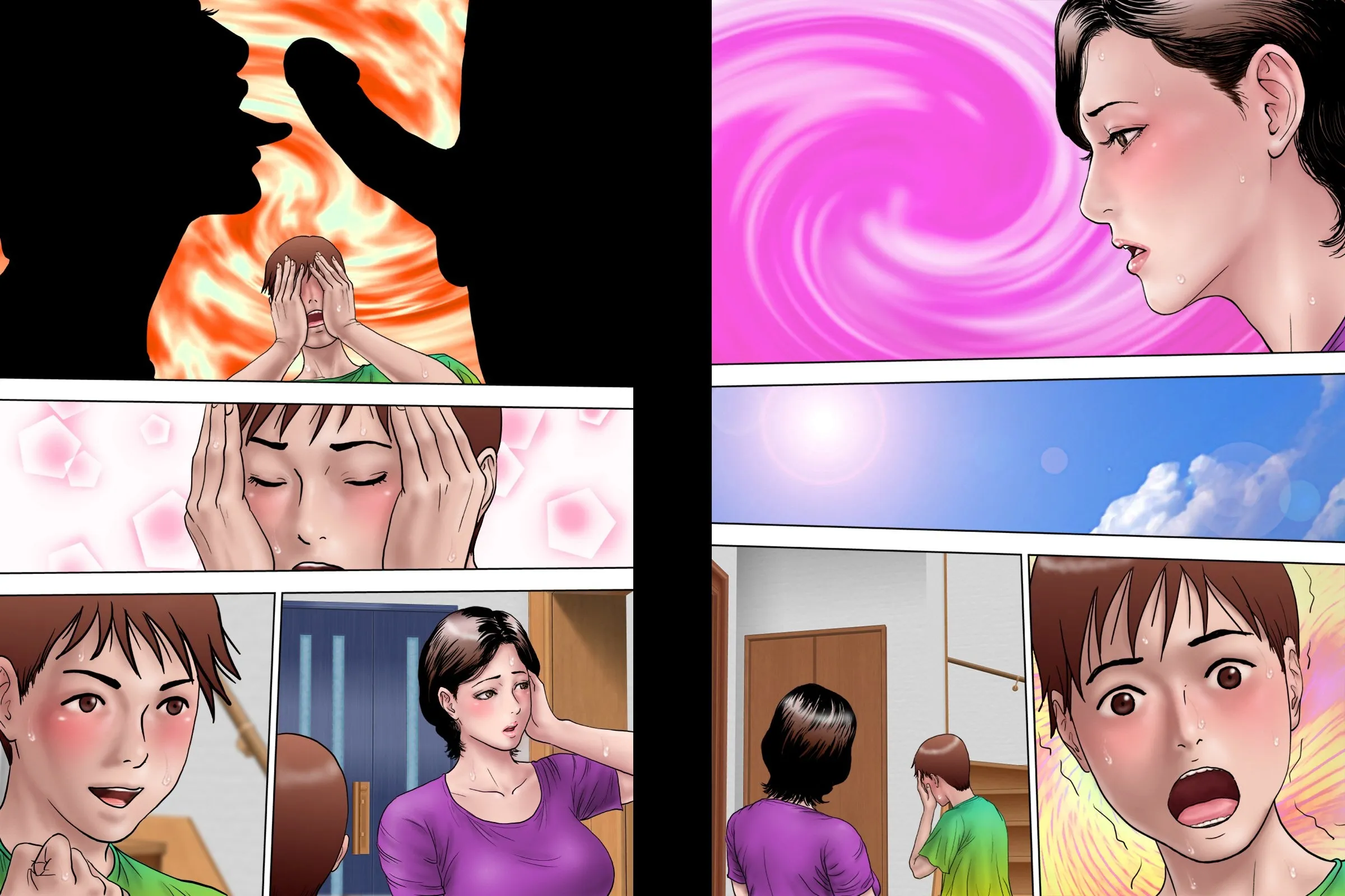HentaiVN.net - Ảnh 27 - Training Mother while Father is Abroad [Shucchou Suru Otou-san Choukyou Sareru Okaa-san] - Chap 1