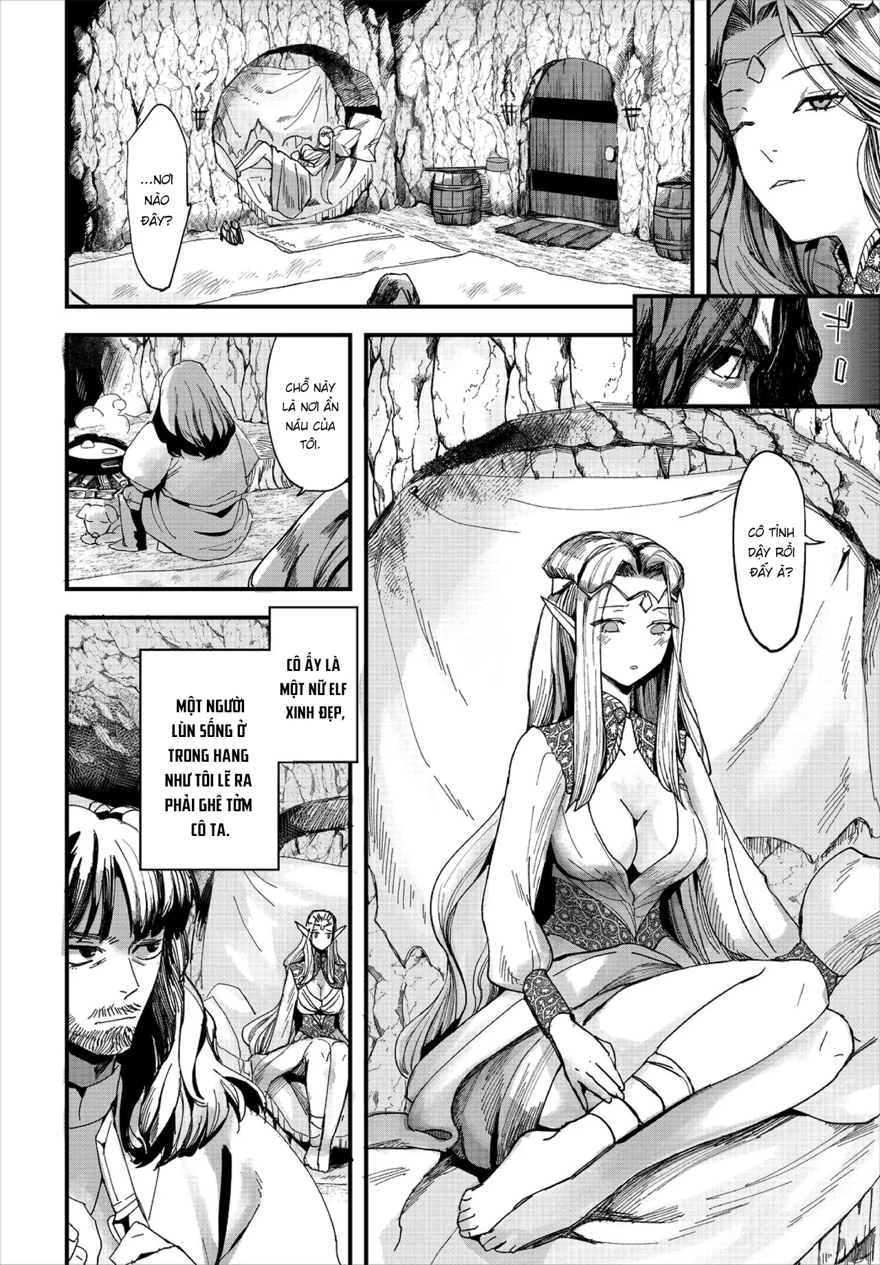 HentaiVN.net - Ảnh 3 - Nàng elf biến thái - Chap 1