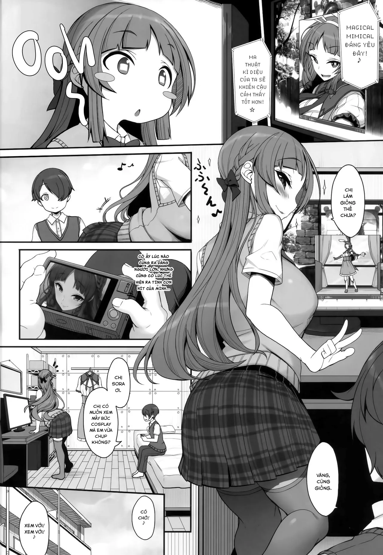 HentaiVN.net - Ảnh 3 - Ane sora moyou - Chap 1