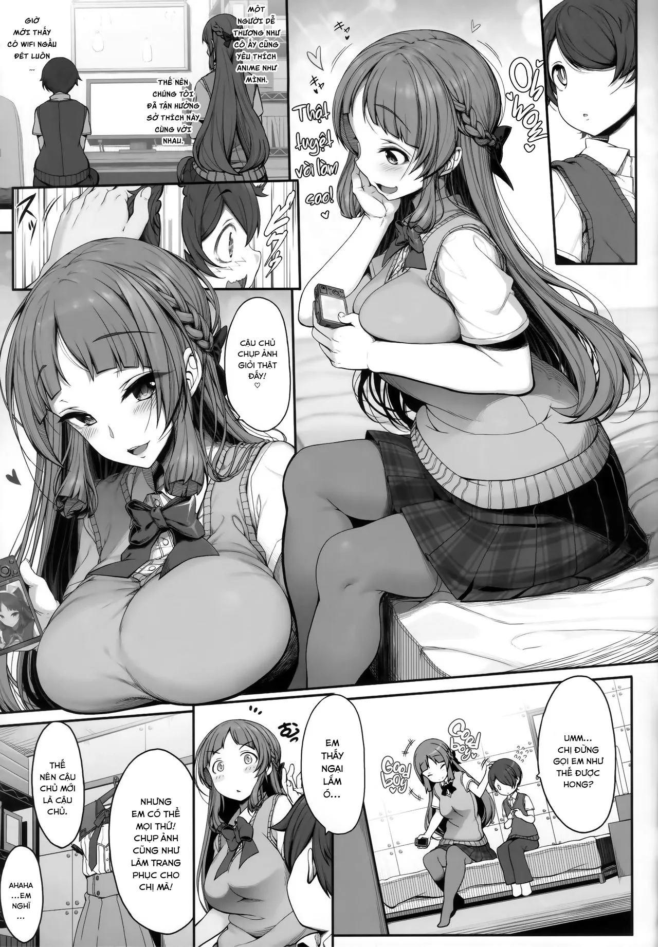 HentaiVN.net - Ảnh 4 - Ane sora moyou - Chap 1