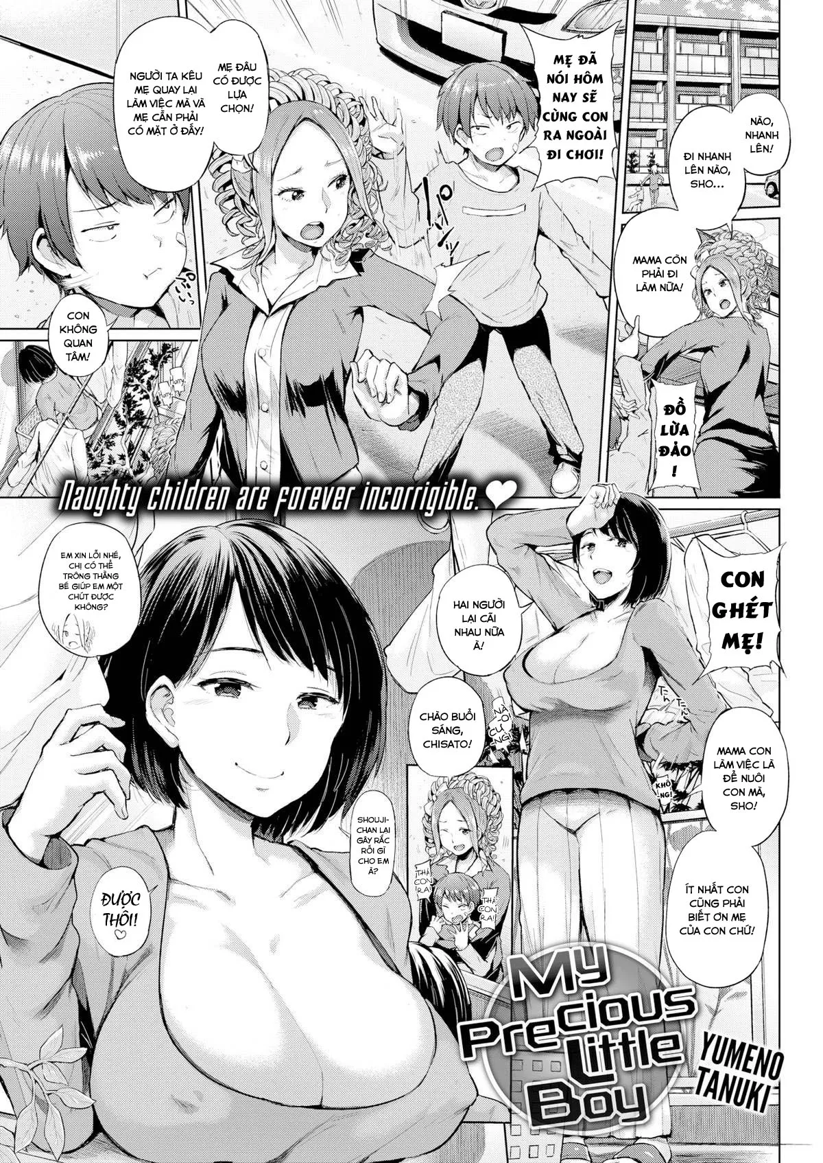 HentaiVN.net - Ảnh 4 - Cậu Bé Đáng Yêu Của Tôi~ [My Precious Little Boy~] - Chap 1