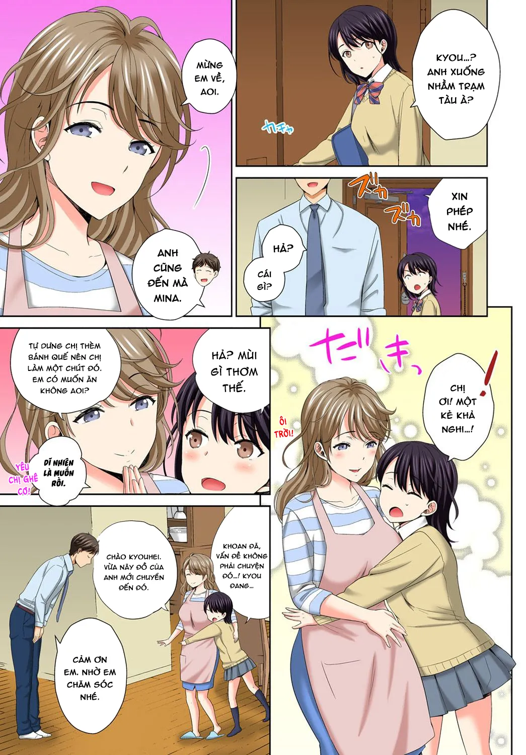 HentaiVN.net - Ảnh 7 - Đừng Đút Nó Vào! [Dont put it in] - Chap 1