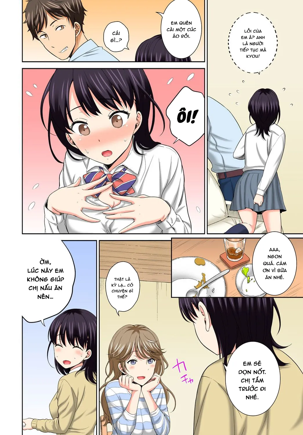 HentaiVN.net - Ảnh 5 - Đừng Đút Nó Vào! [Dont put it in] - Chap 4