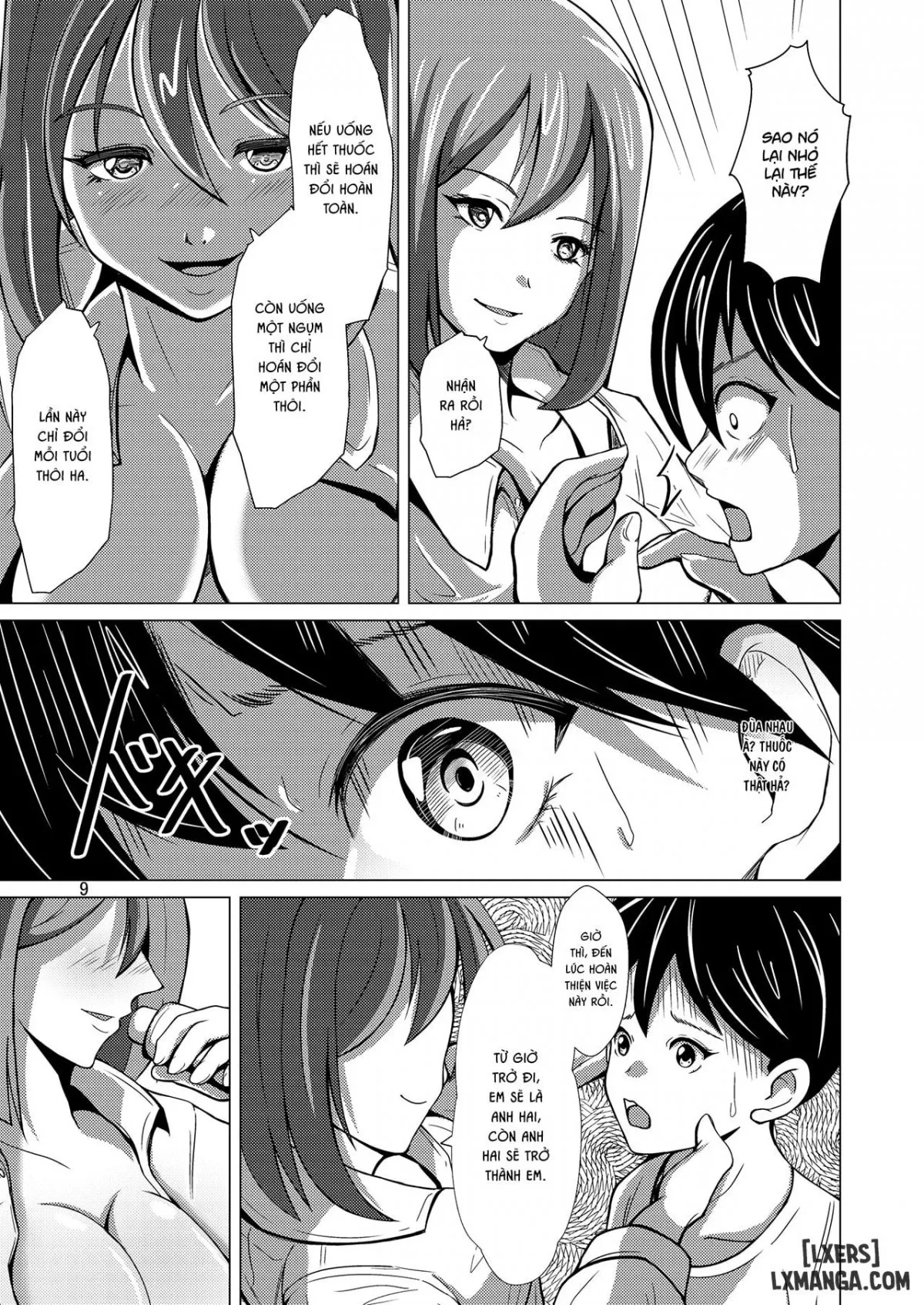 HentaiVN.net - Ảnh 8 - Myself Yourself - Chap 1