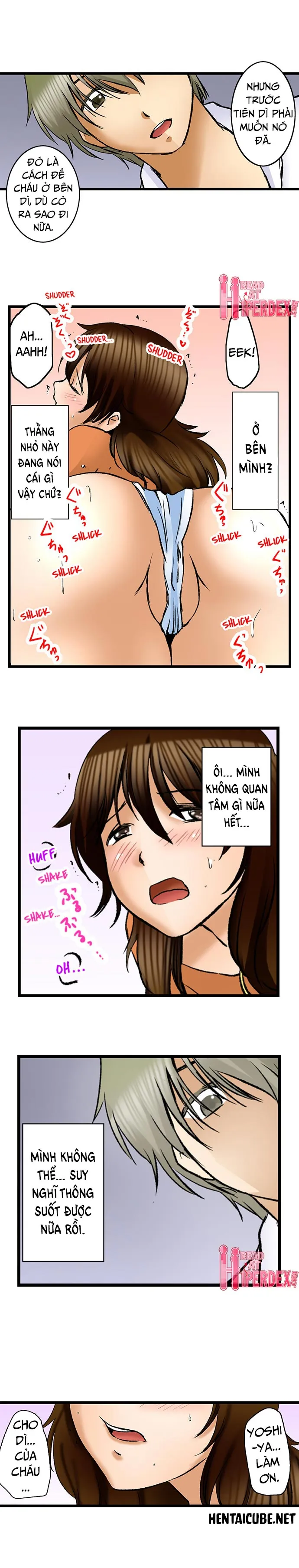 HentaiVN.net - Ảnh 9 - Turned On By My Nephew [私が甥に抱かれるなんて…; Watashi ga Oi ni Dakareru nante...] - Chap 3