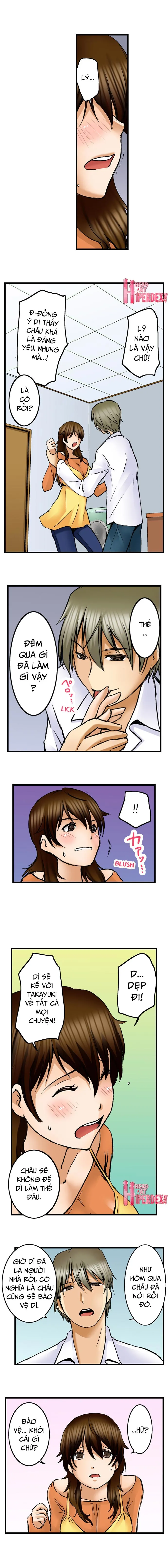 HentaiVN.net - Ảnh 4 - Turned On By My Nephew [私が甥に抱かれるなんて…; Watashi ga Oi ni Dakareru nante...] - Chap 3