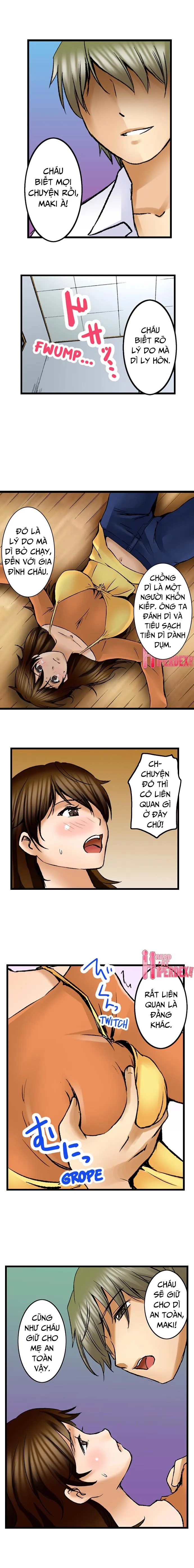 HentaiVN.net - Ảnh 5 - Turned On By My Nephew [私が甥に抱かれるなんて…; Watashi ga Oi ni Dakareru nante...] - Chap 3