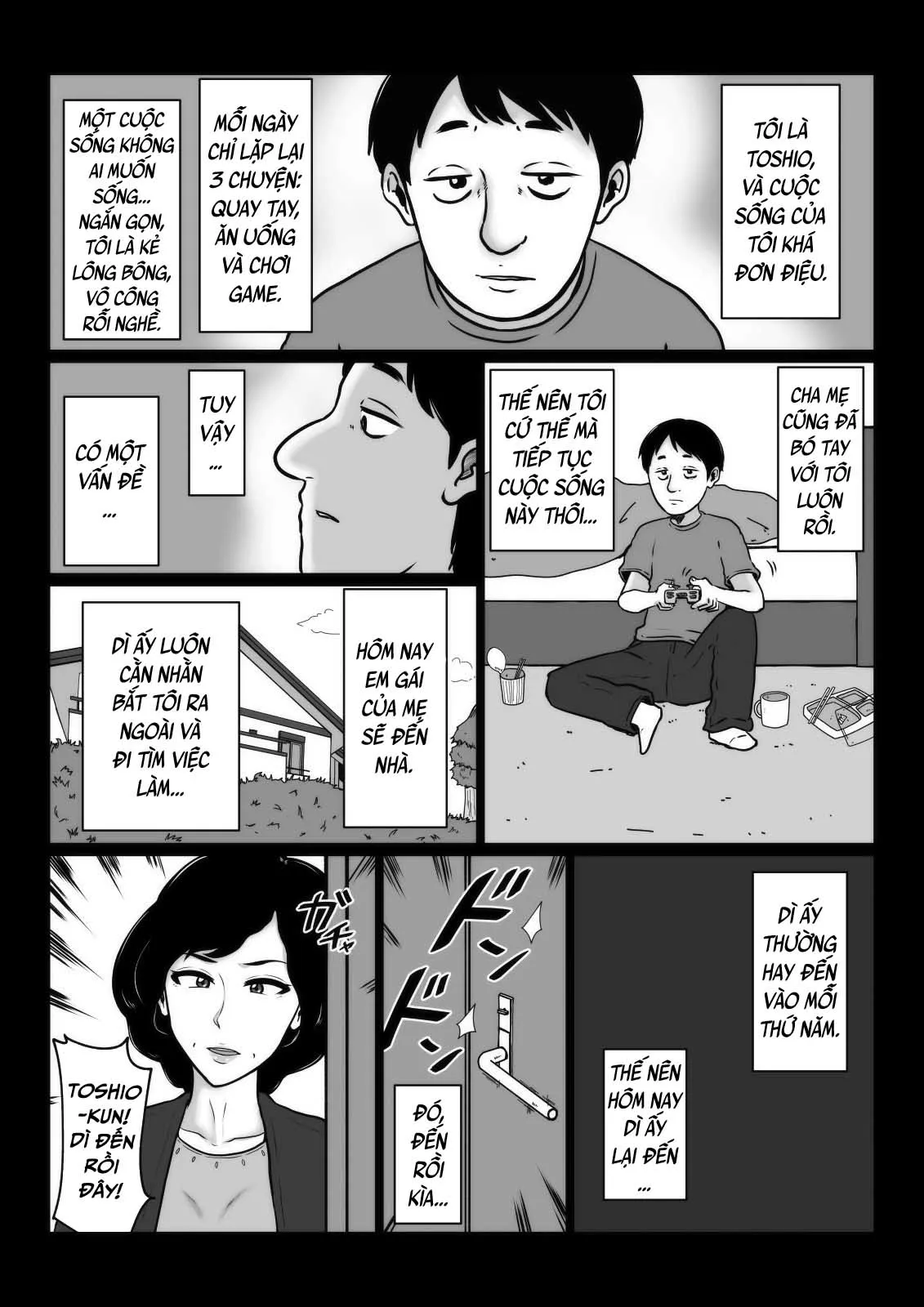 HentaiVN.net - Ảnh 3 - Kuchiurusai Oba [Người dì phiền phức của tôi; My Annoying Aunt; Kuchiurusai Oba - My Annoying Aunt] - Chap 1