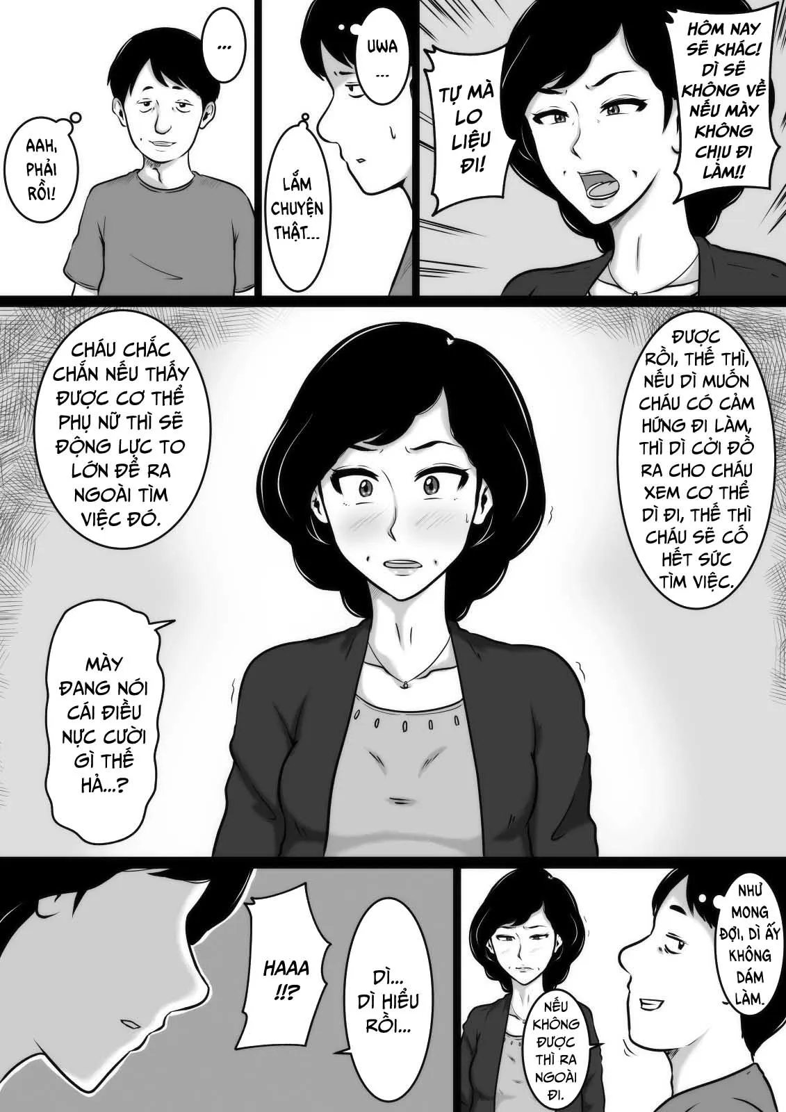 HentaiVN.net - Ảnh 5 - Kuchiurusai Oba [Người dì phiền phức của tôi; My Annoying Aunt; Kuchiurusai Oba - My Annoying Aunt] - Chap 1