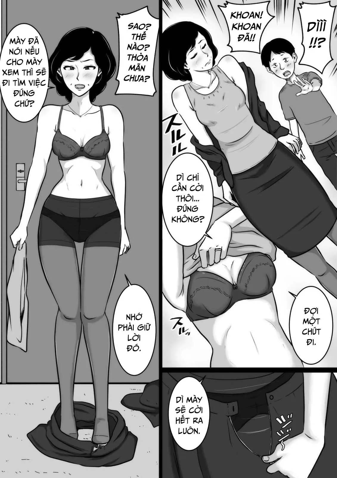 HentaiVN.net - Ảnh 6 - Kuchiurusai Oba [Người dì phiền phức của tôi; My Annoying Aunt; Kuchiurusai Oba - My Annoying Aunt] - Chap 1