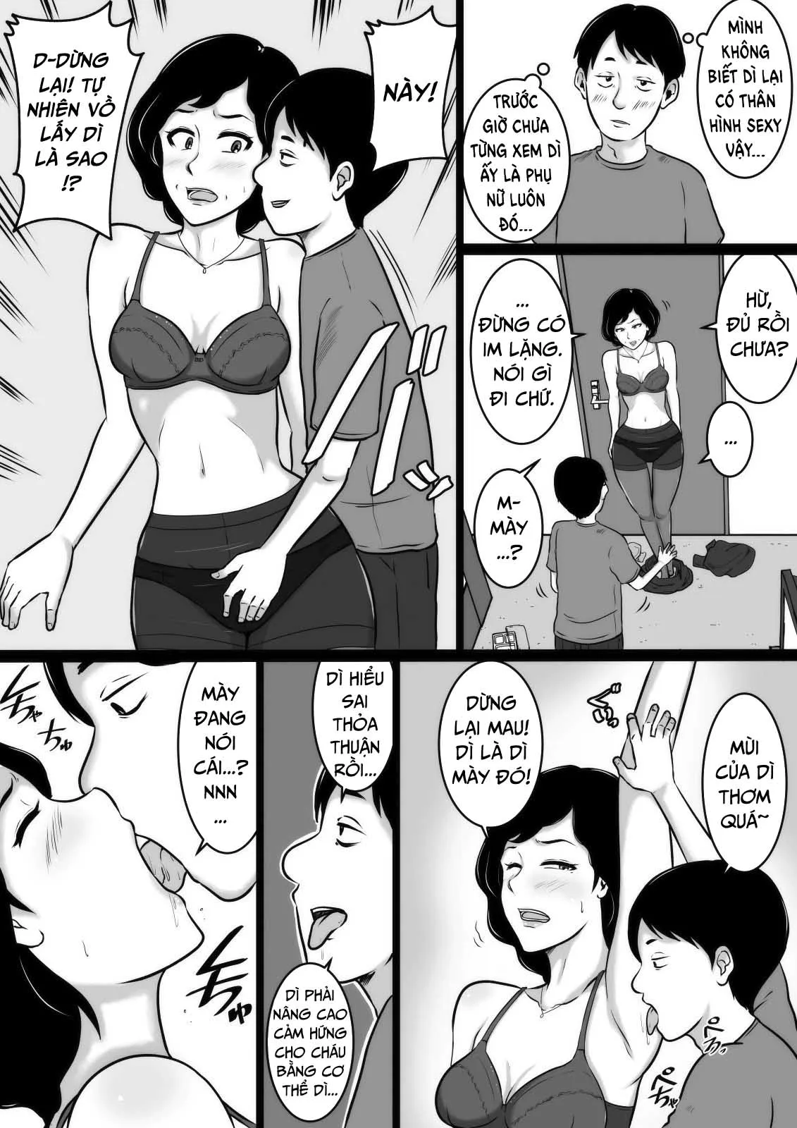 HentaiVN.net - Ảnh 7 - Kuchiurusai Oba [Người dì phiền phức của tôi; My Annoying Aunt; Kuchiurusai Oba - My Annoying Aunt] - Chap 1