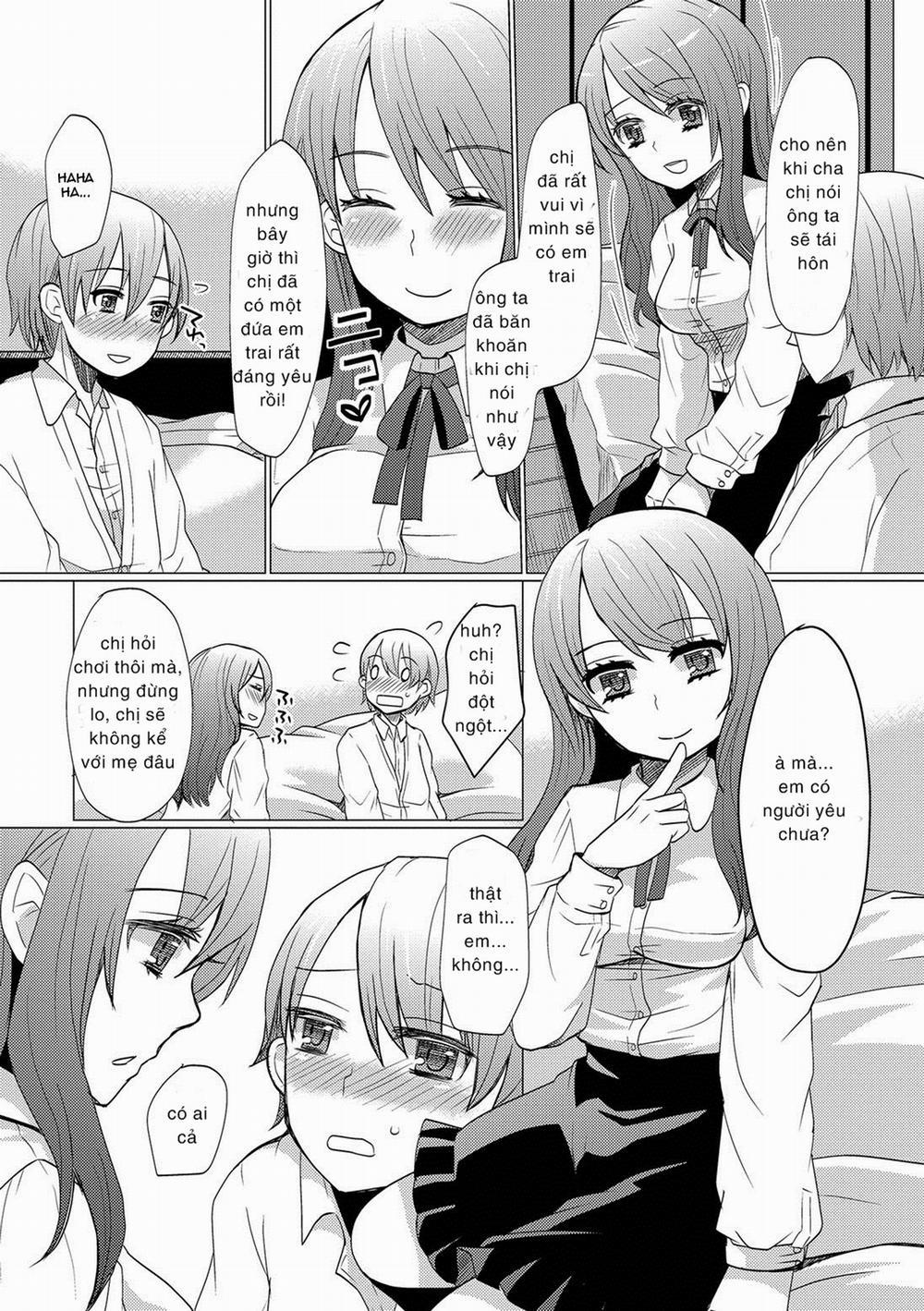 HentaiVN.net - Ảnh 5 - Người chị kế [Atarashii Oneechan; A New Older Sister; HAJIRAI OTOKONOKO] - Chap 1