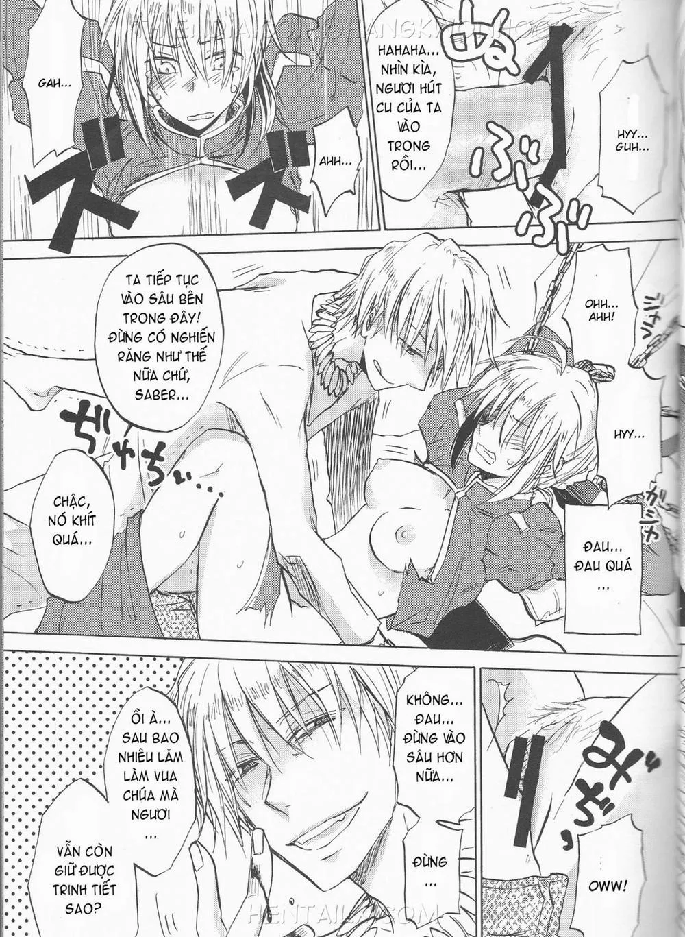 HentaiVN.net - Ảnh 14 - Kairaku no Za (Fate Zero) - Chap 1