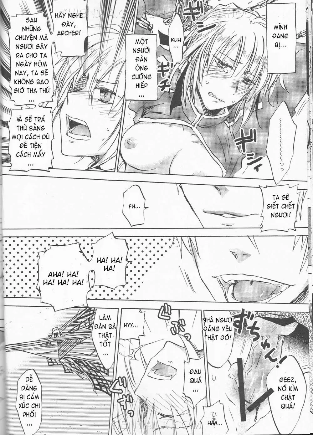HentaiVN.net - Ảnh 15 - Kairaku no Za (Fate Zero) - Chap 1