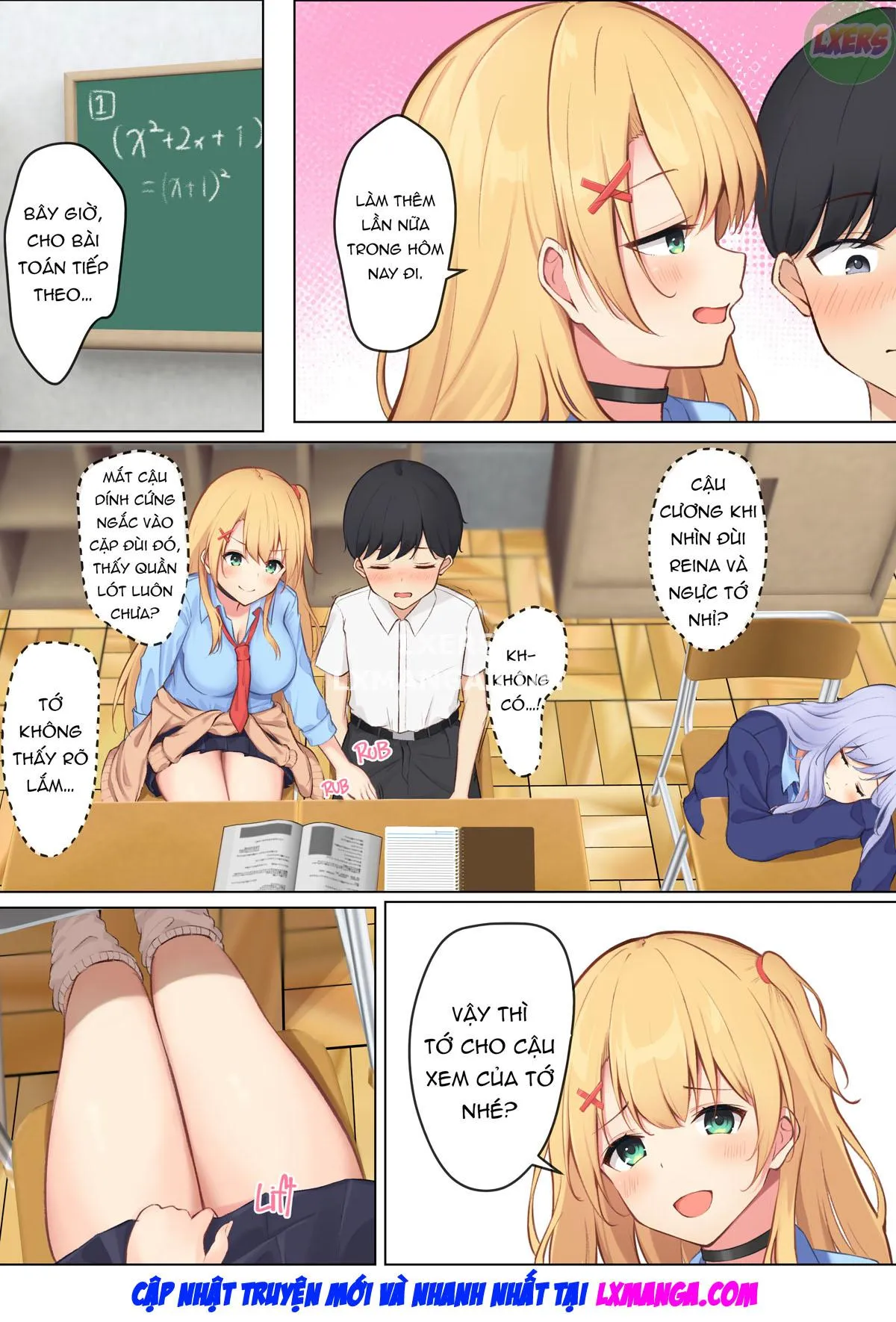 HentaiVN.net - Ảnh 10 - Mainichi Gal JK-tachi ni Ijirarete Komattemasu. - Chap 1