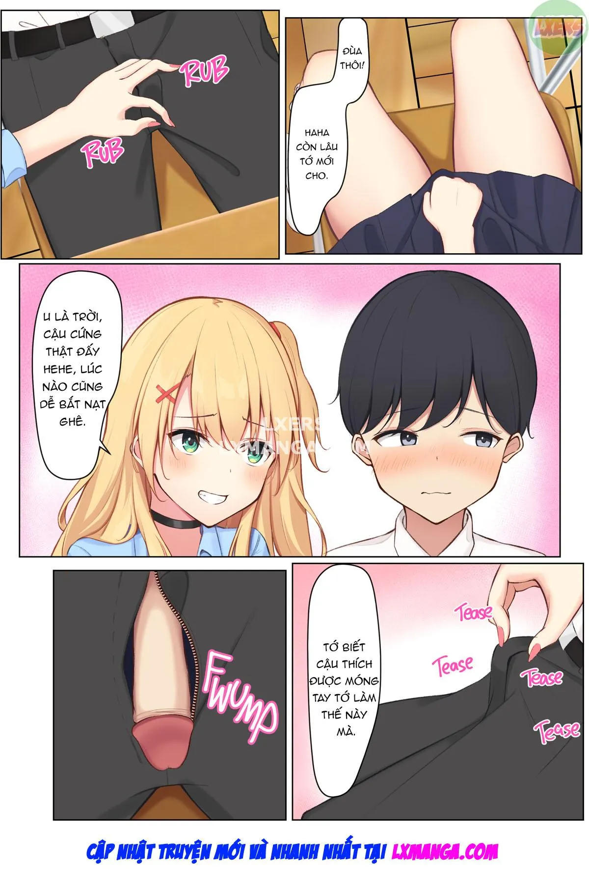 HentaiVN.net - Ảnh 11 - Mainichi Gal JK-tachi ni Ijirarete Komattemasu. - Chap 1