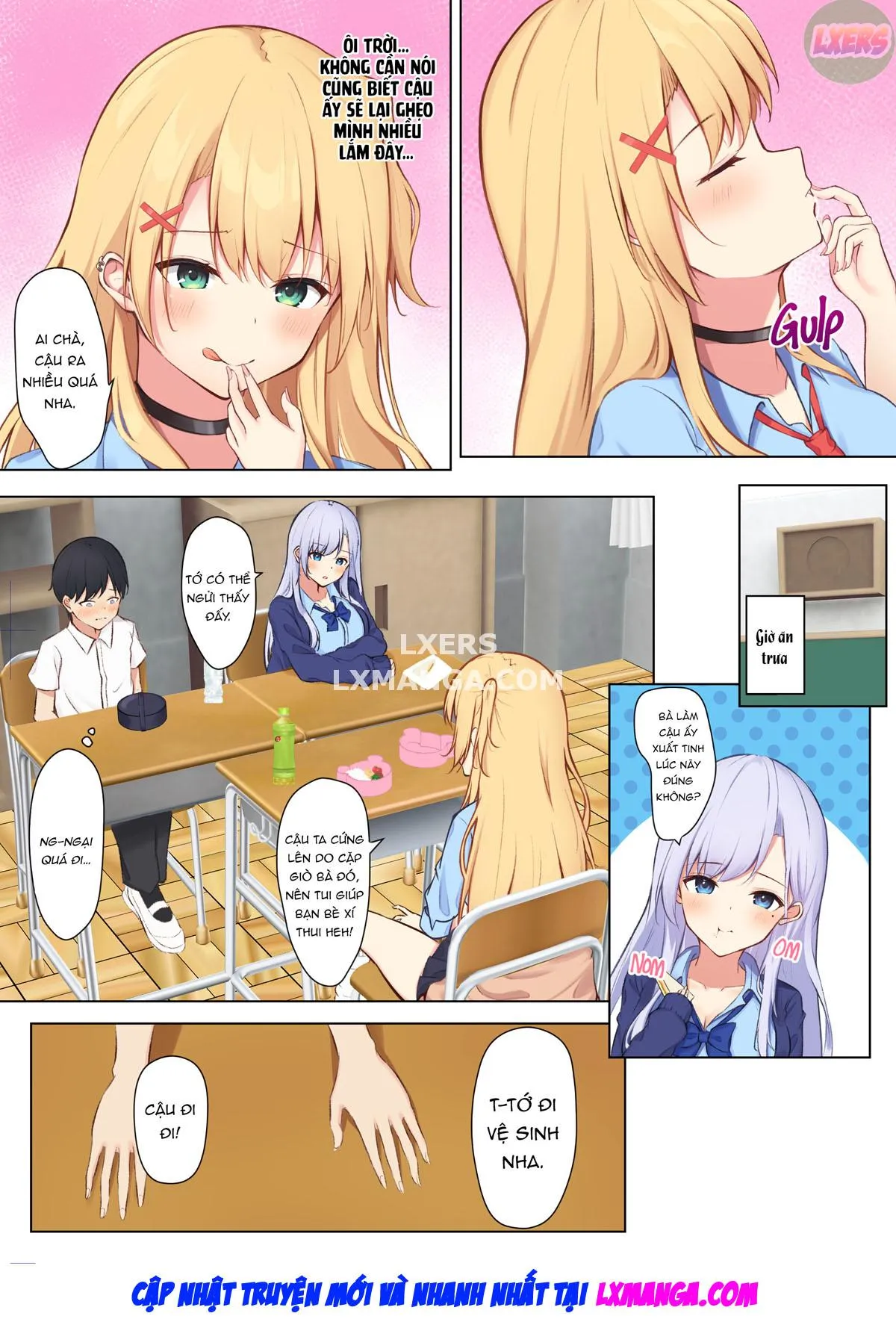 HentaiVN.net - Ảnh 16 - Mainichi Gal JK-tachi ni Ijirarete Komattemasu. - Chap 1