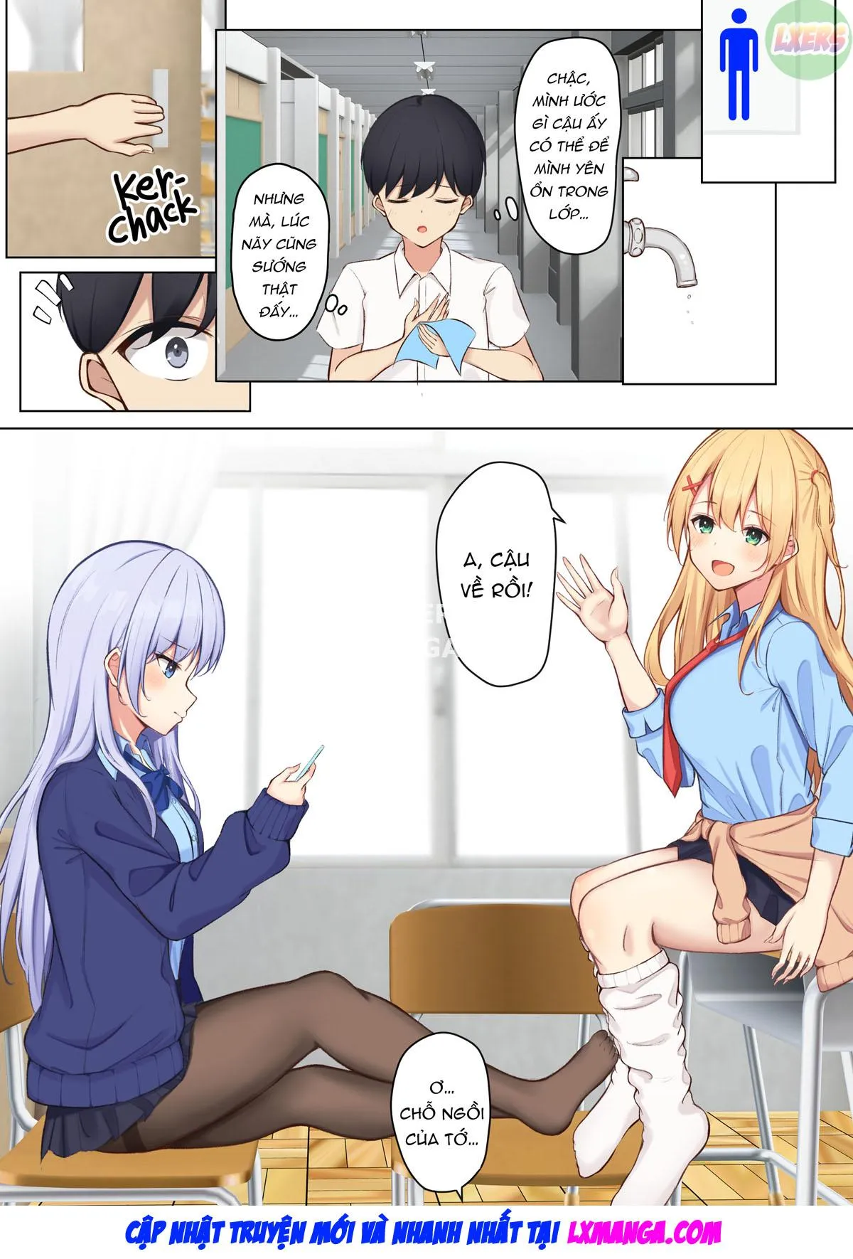 HentaiVN.net - Ảnh 17 - Mainichi Gal JK-tachi ni Ijirarete Komattemasu. - Chap 1