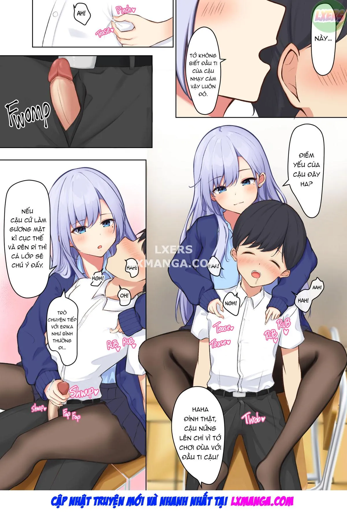 HentaiVN.net - Ảnh 19 - Mainichi Gal JK-tachi ni Ijirarete Komattemasu. - Chap 1
