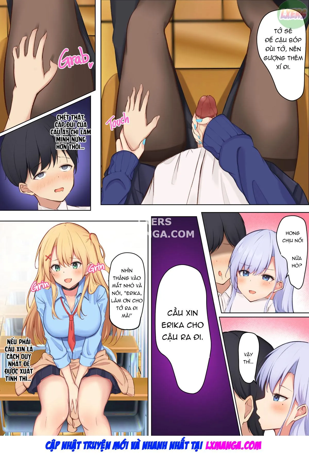 HentaiVN.net - Ảnh 21 - Mainichi Gal JK-tachi ni Ijirarete Komattemasu. - Chap 1