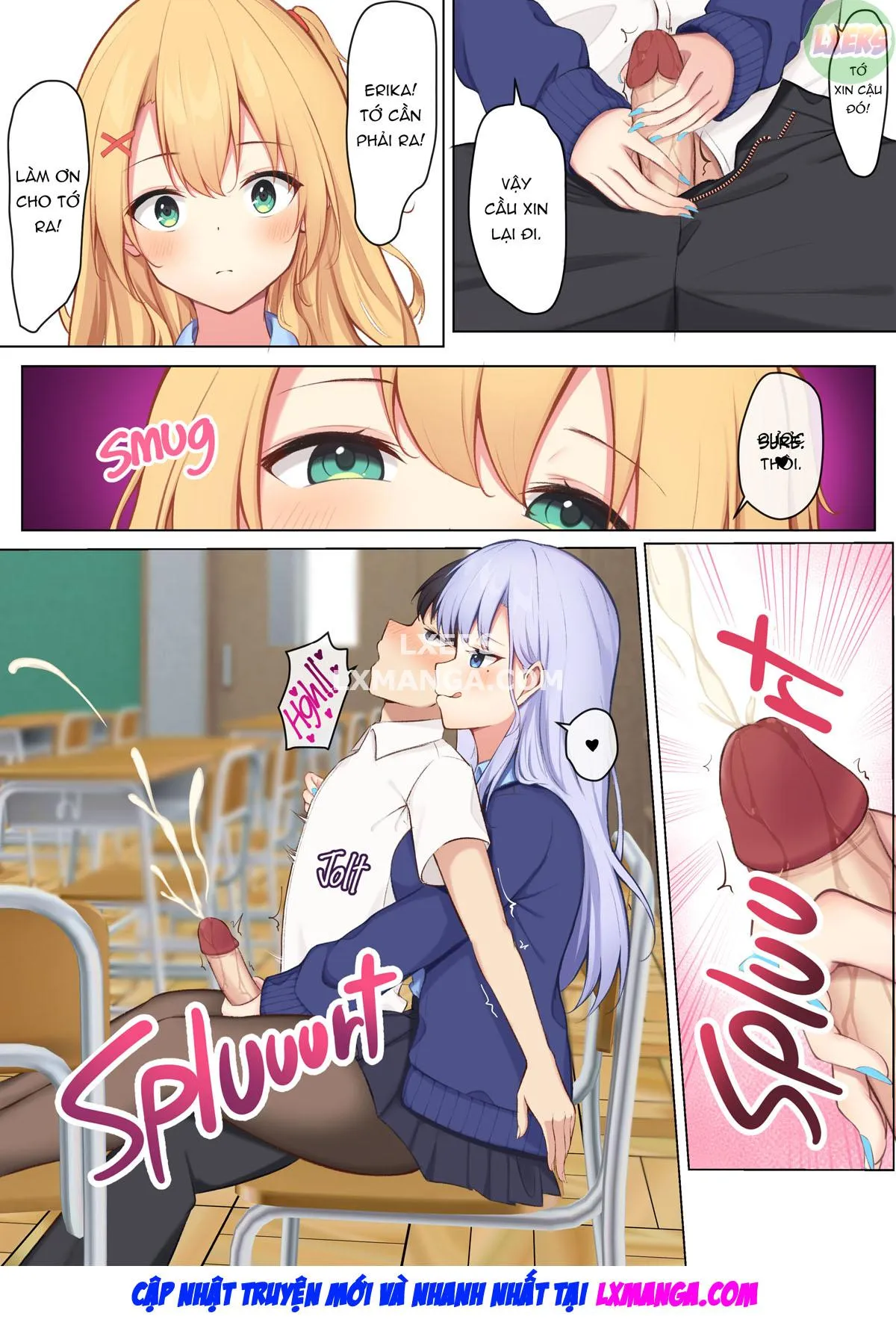 HentaiVN.net - Ảnh 23 - Mainichi Gal JK-tachi ni Ijirarete Komattemasu. - Chap 1