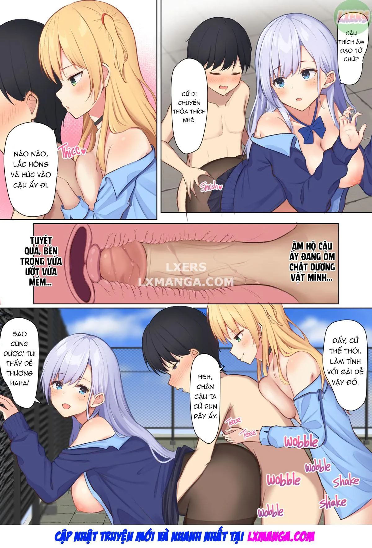 HentaiVN.net - Ảnh 33 - Mainichi Gal JK-tachi ni Ijirarete Komattemasu. - Chap 1